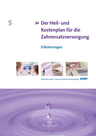 Titel Heil- und Kostenplan KZBV Patienteninformation