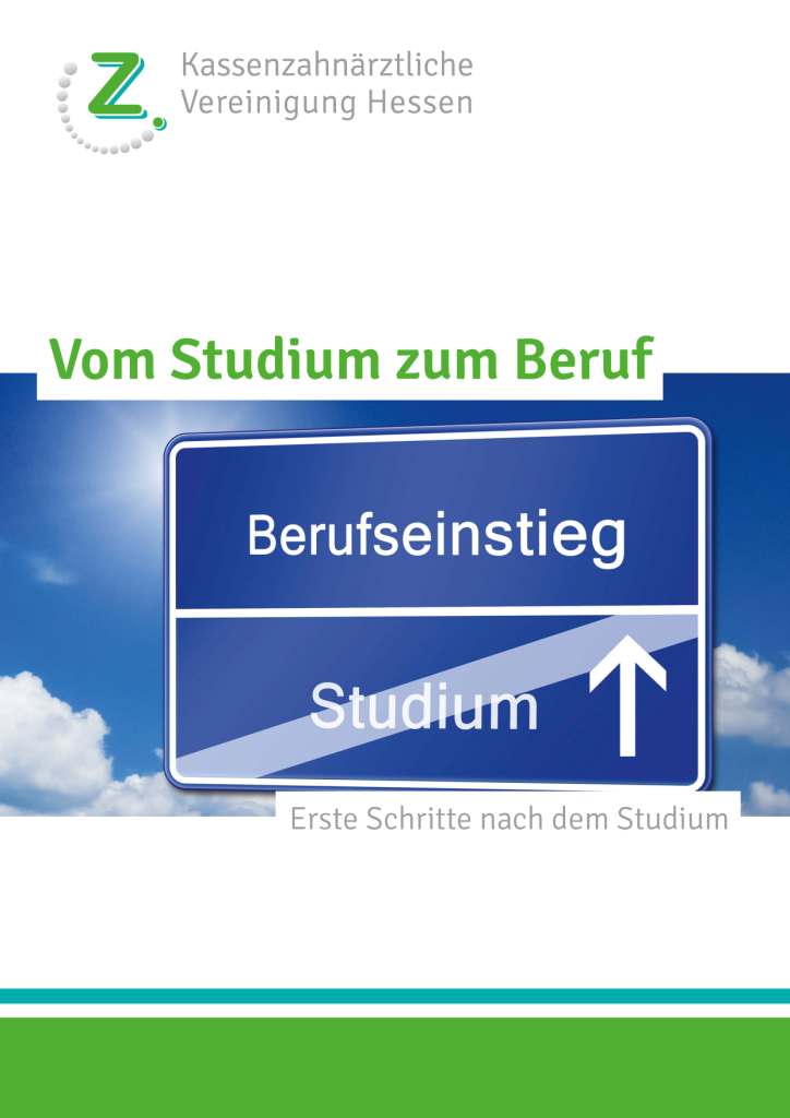 Bild Titelseite Vom Studium zum Beruf