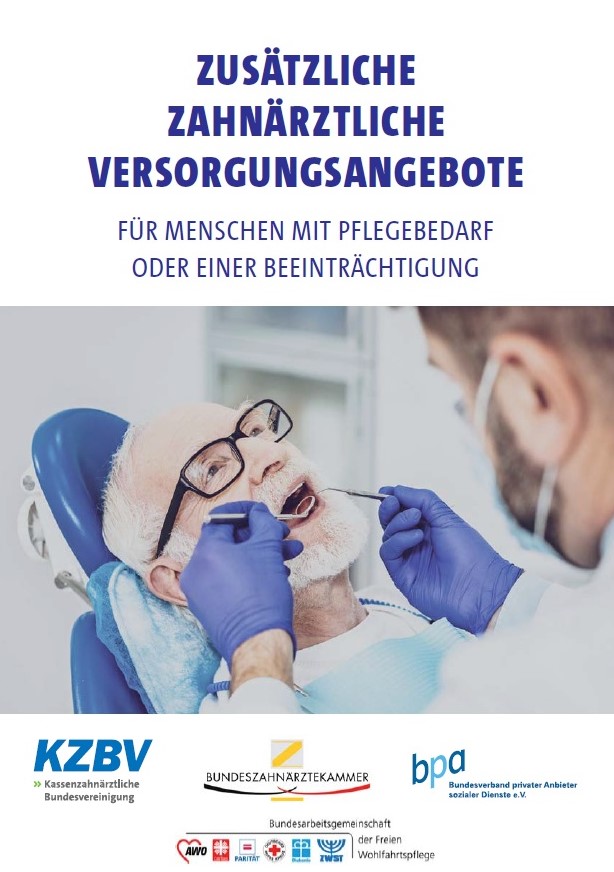 Zusätzliche zahnärztliche Versorgungsangebote, Patienteninformation, Titelbild